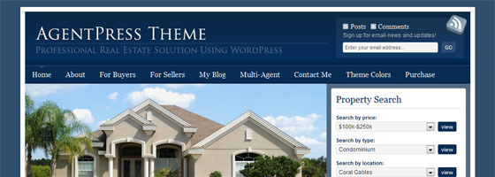 AgentPress Real Estate WordPress Theme AgentPress Theme