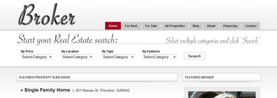 Broker Real Estate WordPress Theme Broker Theme