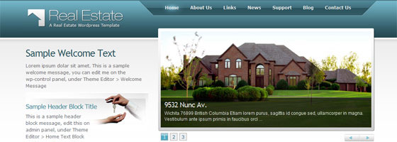 Real Estate WordPress Theme Real Estate Theme