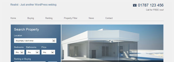 Realist Real Estate WordPress Theme Realist Theme