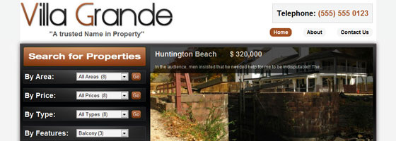 Villa Grande Real Estate WordPress Theme Villa Grande Theme